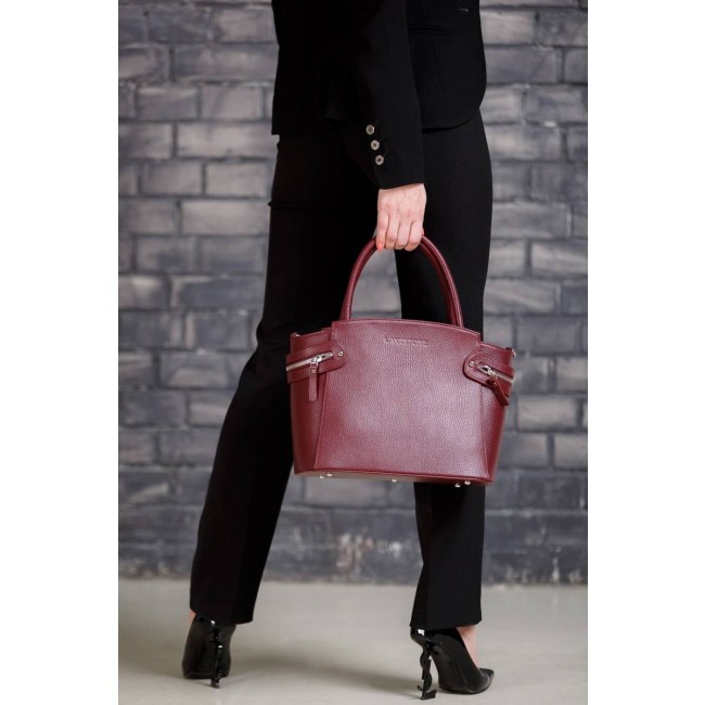 Женская сумка Lakestone Hacket Бордовый Burgundy - фото №10