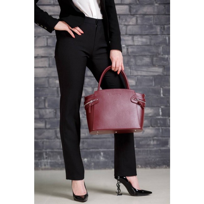 Женская сумка Lakestone Hacket Бордовый Burgundy - фото №11