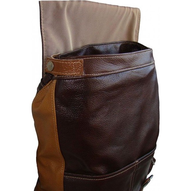Рюкзак Sofitone RM 004 B8-B3 Коричневый-Песочный - фото №5