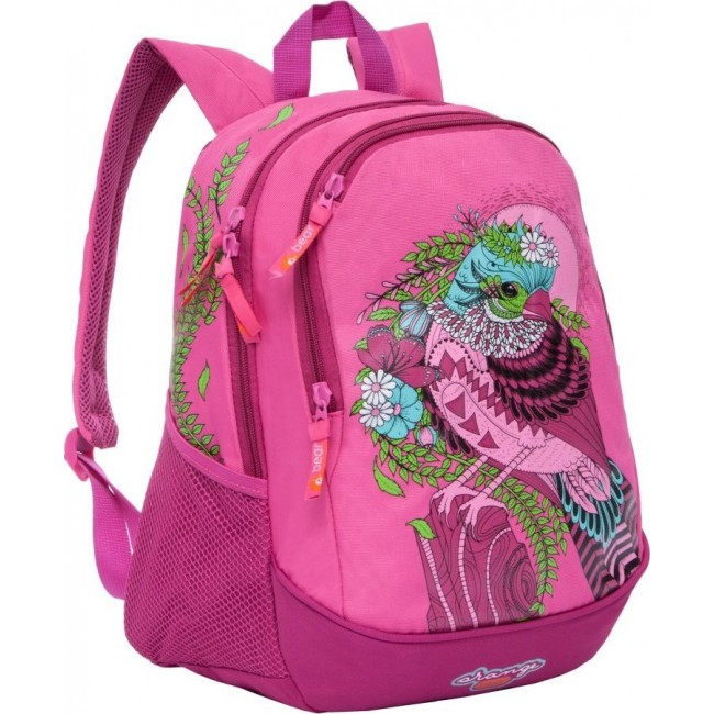 Рюкзак для девочки Orange Bear V-61 Птичка (розовый) - фото №2