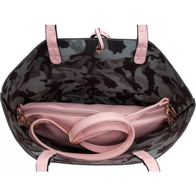 Женская сумка OrsOro D-217 Розовый - фото №4