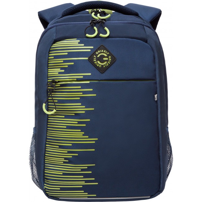 Рюкзак школьный Grizzly RB-256-6 синий - фото №2