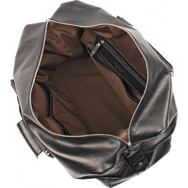 Дорожная сумка Ray Button Monte Carlo Черный с коричневым подкладом - фото №5