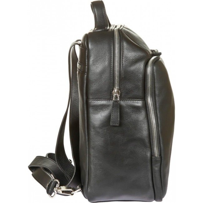Кожаный рюкзак Gianni Conti 1602195 Черный - фото №2