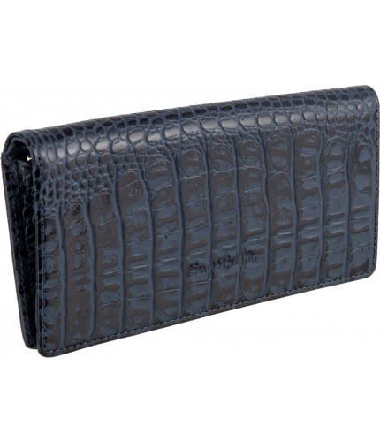 Портмоне Sergio Belotti 7502 croco blue- фото №1