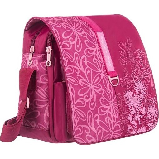 Школьная сумка Grizzly MD-521-2 Розовые Цветы - фото №2