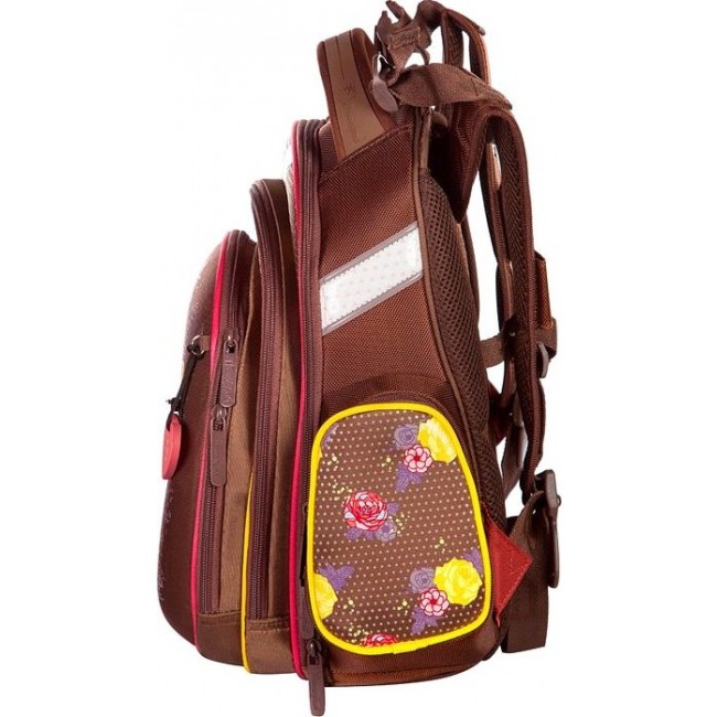 Рюкзак для школы Hummingbird Kids Лучшие Друзья коричневый - фото №2