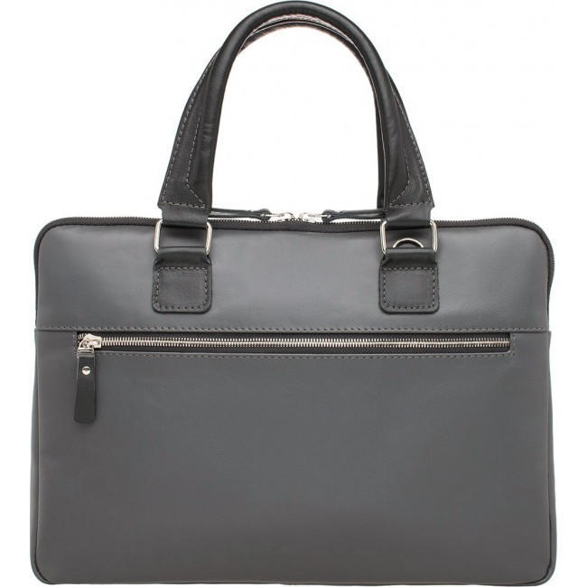 Деловая сумка Lakestone Anson Grey/Black Серый/Черный - фото №3