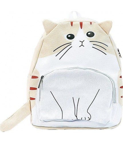 Рюкзак Kawaii Factory Рюкзак с ушками "Кот" Бежевый- фото №1