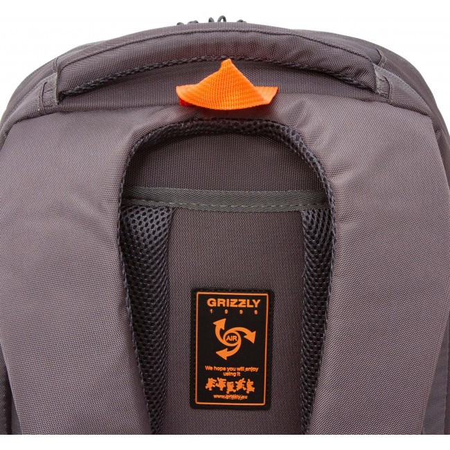 Рюкзак школьный Grizzly RB-256-6 серый - фото №9