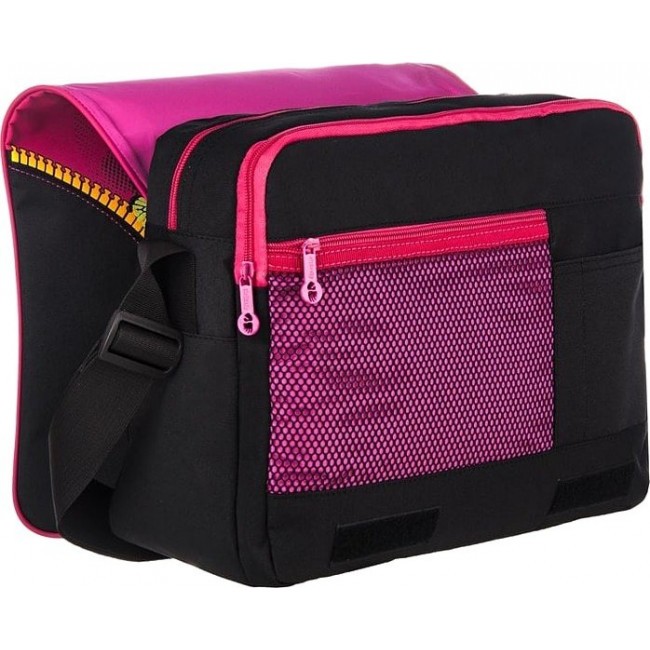 Молодежная сумка Grizzly MD-410-3 Черный-розовый - фото №3
