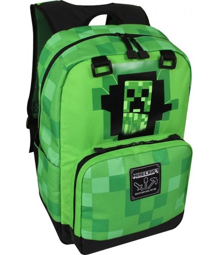 Рюкзак Jinx Minecraft Creepy Creeper зеленый- фото №1