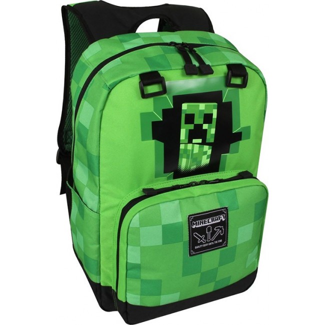 Рюкзак Jinx Minecraft Creepy Creeper зеленый - фото №1