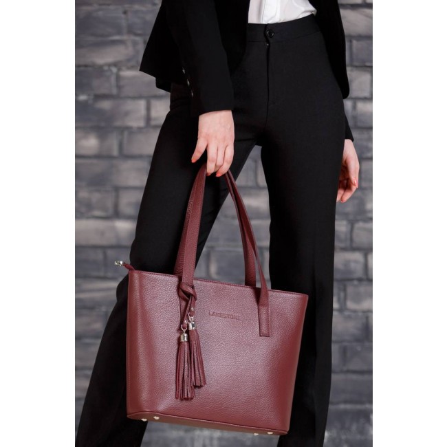 Женская сумка Lakestone Parrys Бордовый Burgundy - фото №10