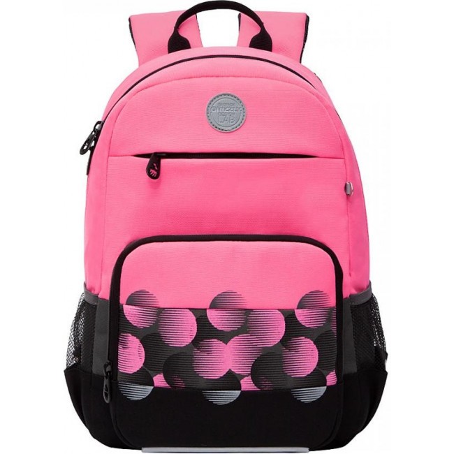Рюкзак школьный Sale Grizzly RG-164-1 ярко-розовый - фото №1