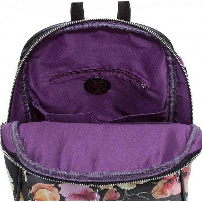 Рюкзак OrsOro D-241 Цветы на черном - фото №4