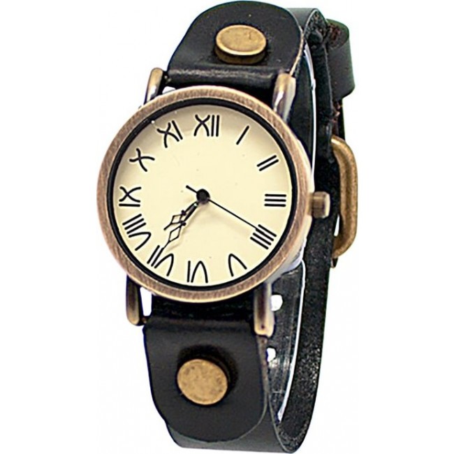 часы Kawaii Factory Часы "Vintage Simple" Черные - фото №1