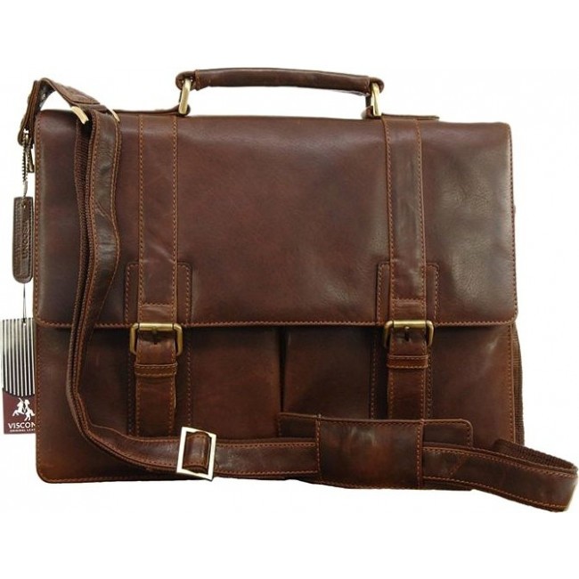 Мужская сумка Visconti VT6 - BENNETT Желтовато-коричневый Винтаж - фото №1