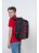 Рюкзак школьный Grizzly RB-256-6 черный-красный - фото №14