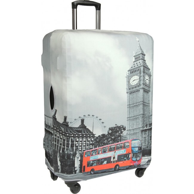 Чехол для чемодана Gianni Conti 9019 L Travel London Разноцветный - фото №1