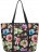 Женская сумка OrsOro D-037 Цветы на черном - фото №3