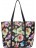 Женская сумка OrsOro D-037 Цветы на черном - фото №1