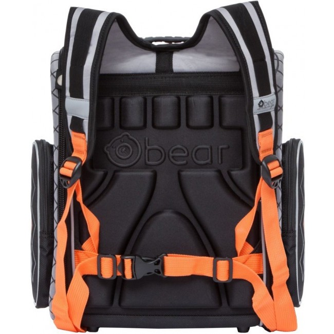 Рюкзак Orange Bear SI-22 Черный - оранжевый - фото №3