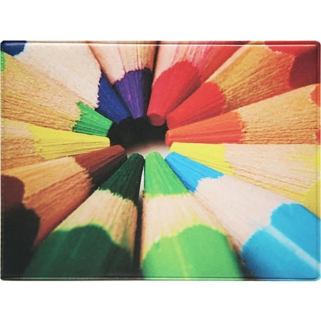 Обложка для авиадокументов Kawaii Factory Обложка на студенческий Цветные карандаши - фото №1