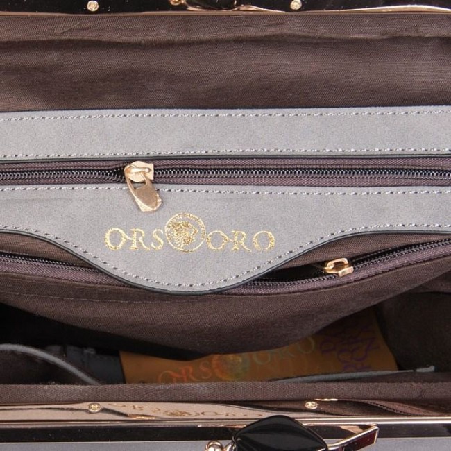 Женская сумка OrsOro D-121 Серый - фото №3