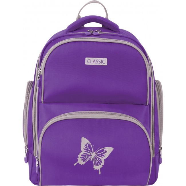 Рюкзак Brauberg Classic Butterfly Фиолетовый - фото №1
