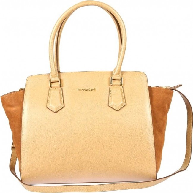 Женская сумка Gianni Conti 2283227 Светло-коричневый - фото №2