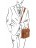 Кожаная барсетка Tuscany Leather David TL141425 Коричневый - фото №4