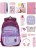 Школьный рюкзак Grizzly RG-162-2 фиолетовый - фото №7