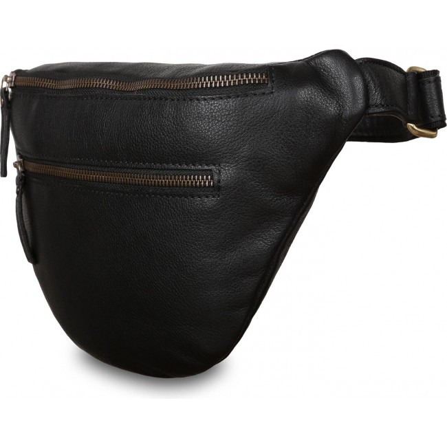 Поясная сумка Ashwood Leather M-54 Black Черный - фото №3
