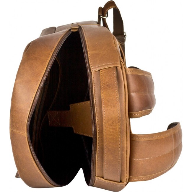 Кожаный рюкзак Carlo Gattini Ferramonti 3098-16 brown - фото №4