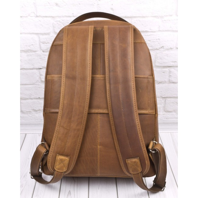 Кожаный рюкзак Carlo Gattini Ferramonti 3098-16 brown - фото №7