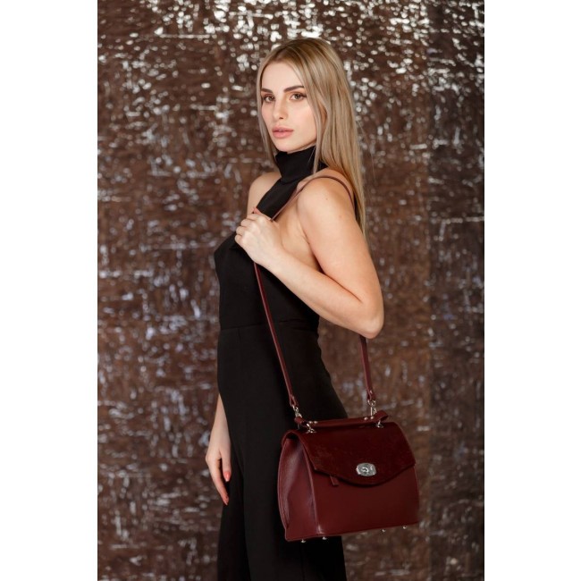 Женская сумка Lakestone Alison Бордовый Burgundy - фото №11