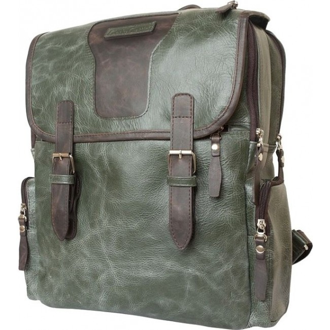 Бизнес рюкзак Carlo Gattini Santerno 3007 Зеленый - фото №2