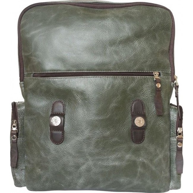 Бизнес рюкзак Carlo Gattini Santerno 3007 Зеленый - фото №3