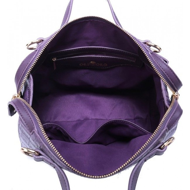 Женская сумка OrsOro D-159 Фиолетовый - фото №4