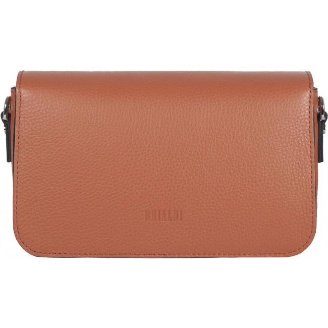 Женская сумочка на плечо BRIALDI Isabel (Изабель) relief orange - фото №3