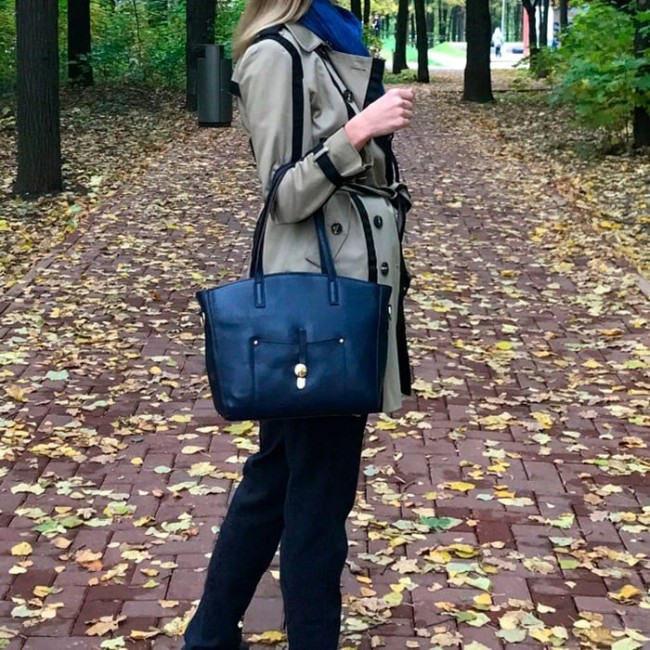 Женская сумка Trendy Bags FONDA Синий - фото №6