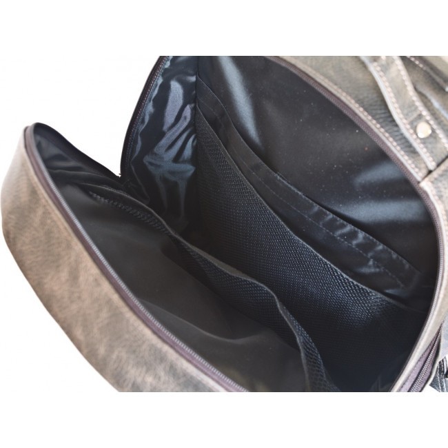 Мужской кожаный рюкзак Carlo Gattini Gerardo 3045-01 Черный - фото №5