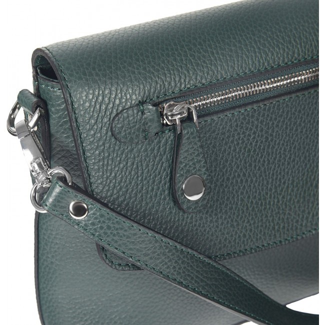 Женская сумочка через плечо BRIALDI Shona (Шона) relief green - фото №8
