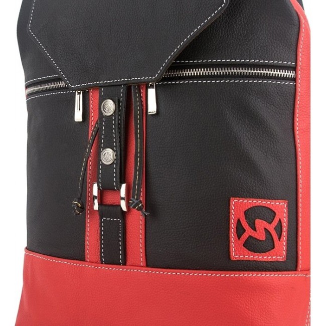 Рюкзак Sofitone RM 002 D4-C5 Черный-Красный - фото №3