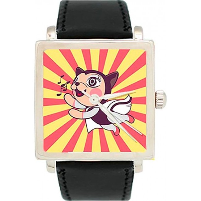 часы Kawaii Factory Часы "Каваи-кот" Цветные - фото №1