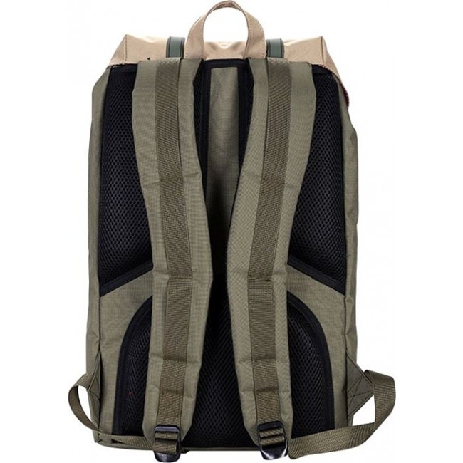 Рюкзак 8848 bags 111-006 Темно-зеленый серый 15,6" - фото №4