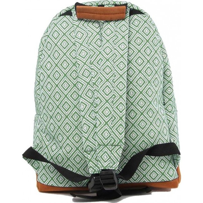 Рюкзак Mi-Pac Backpack Оливковый с ромбами - фото №2