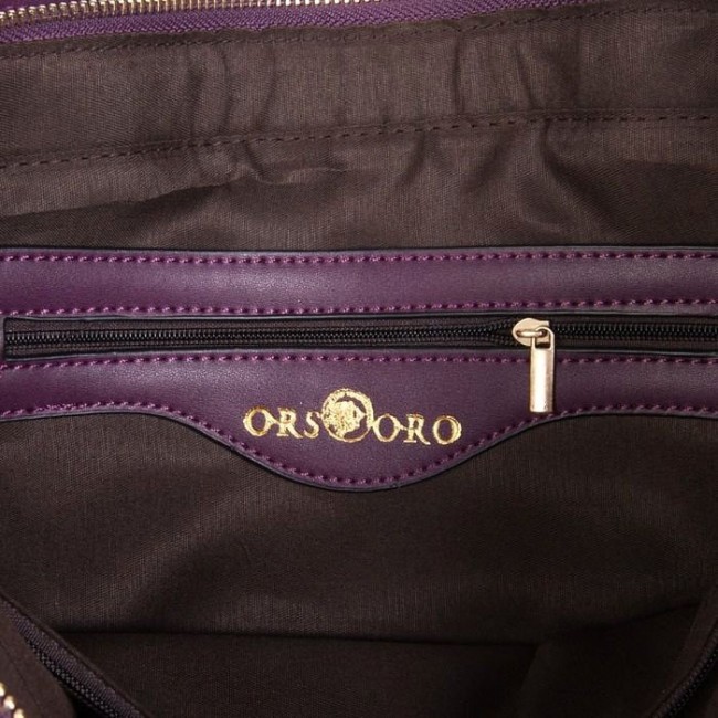 Женская сумка OrsOro D-126 Фиолетовый - фото №4