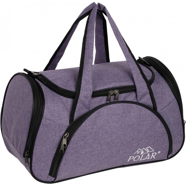 Спортивная сумка Polar П9013 Серо-фиолетовый - фото №1